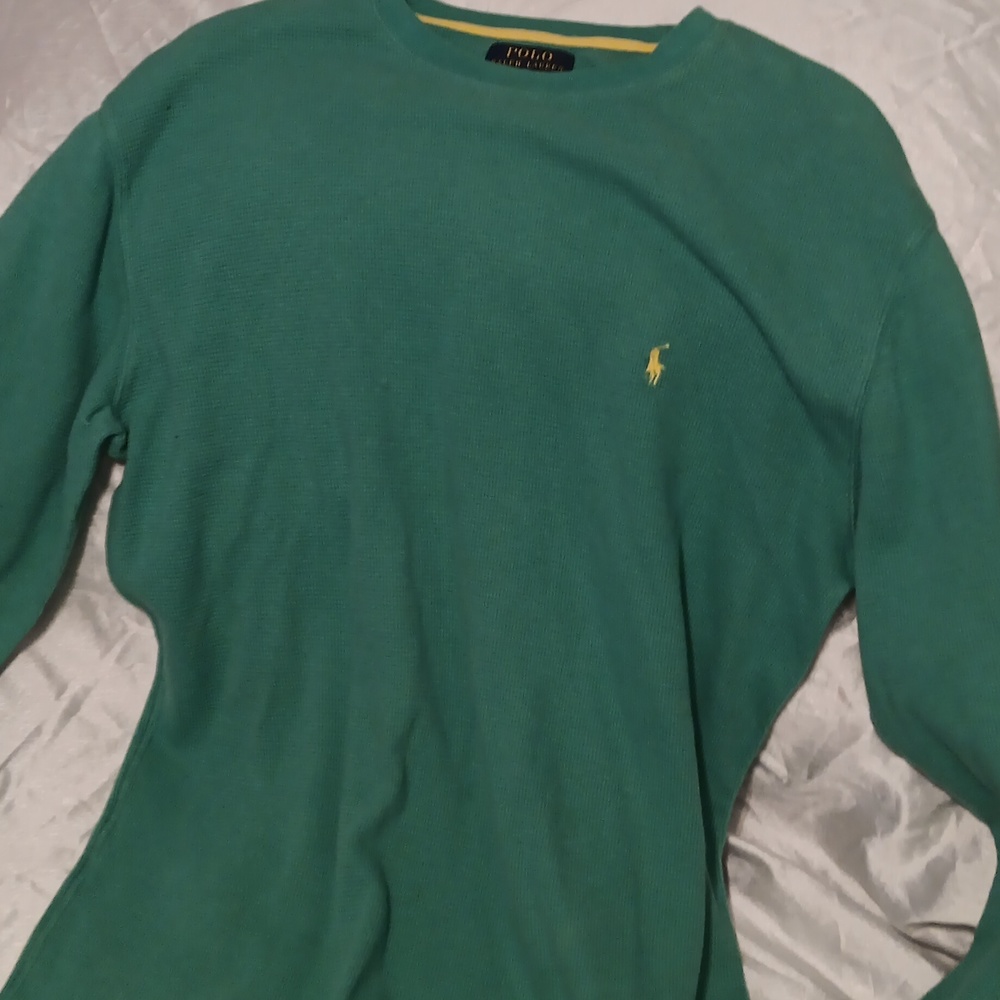 Ralph Lauren green long sleeve XL